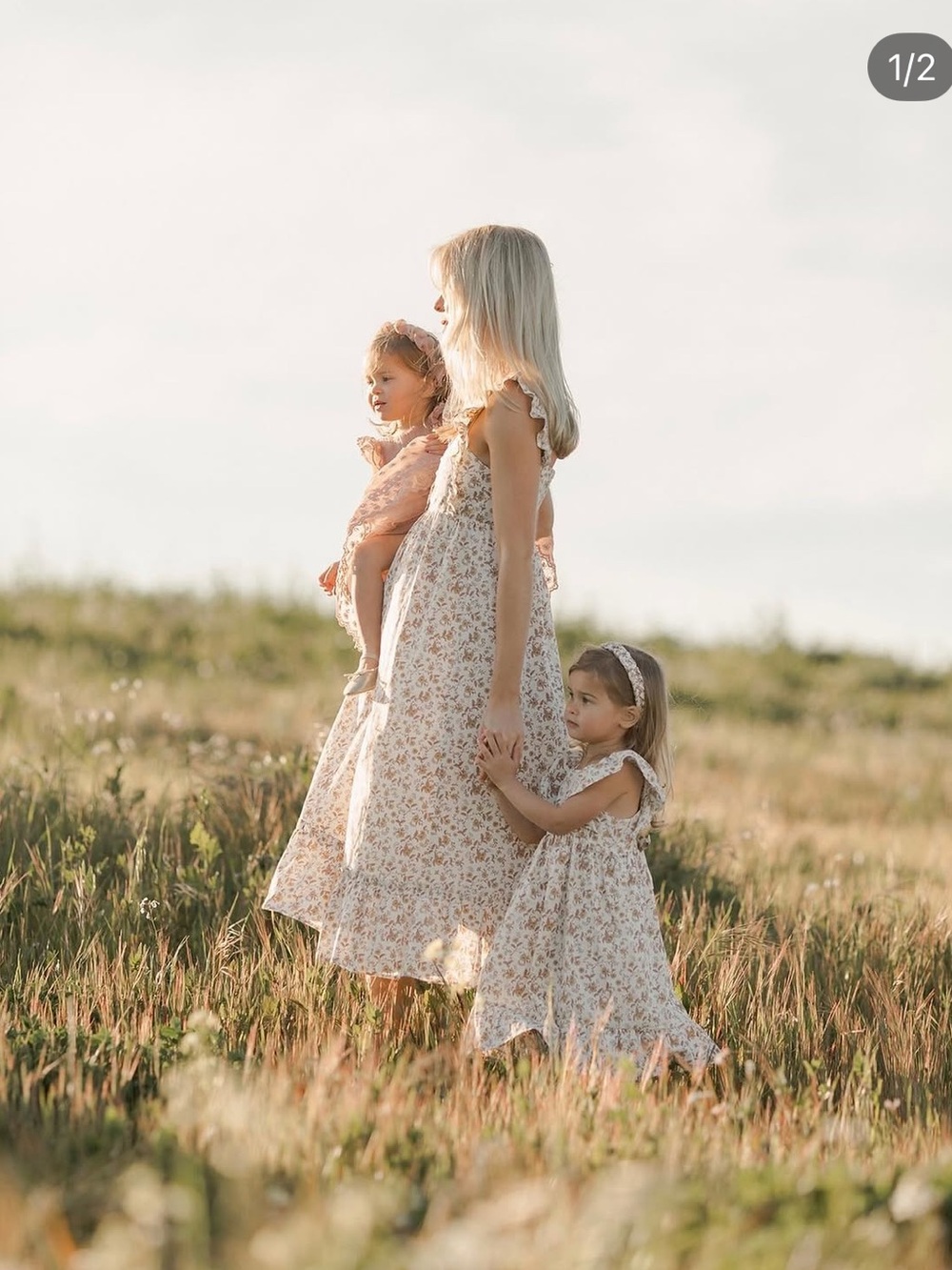 Noralee Rylee & Cru “Lucy” Mama dress in Golden Vines - medium - Picture 2 of 5